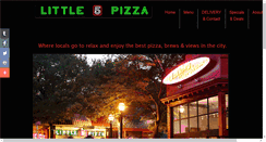 Desktop Screenshot of little5pizza.com