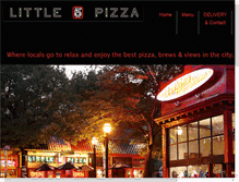 Tablet Screenshot of little5pizza.com